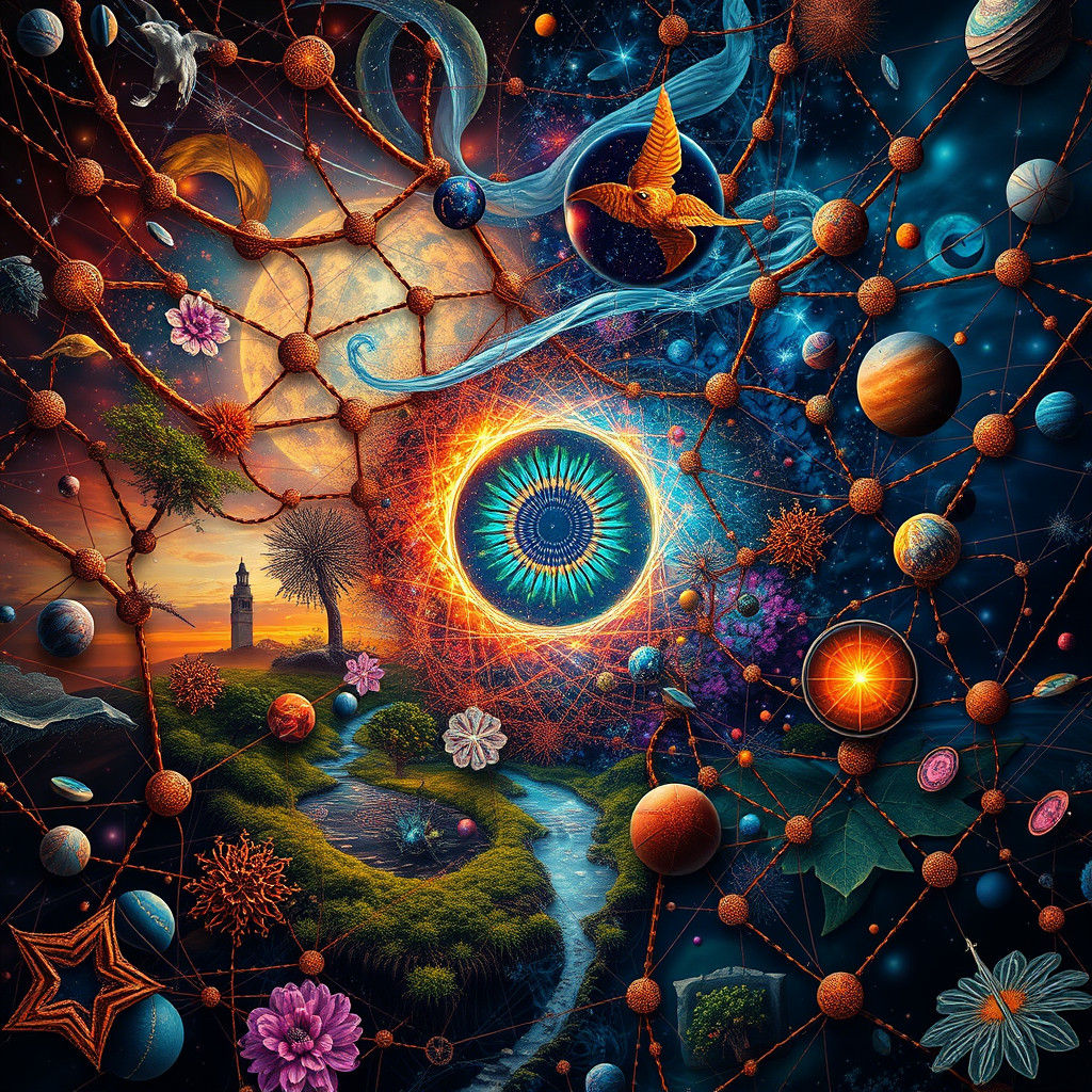 Intricate Digital Art: Infinite Consciousness Explored
