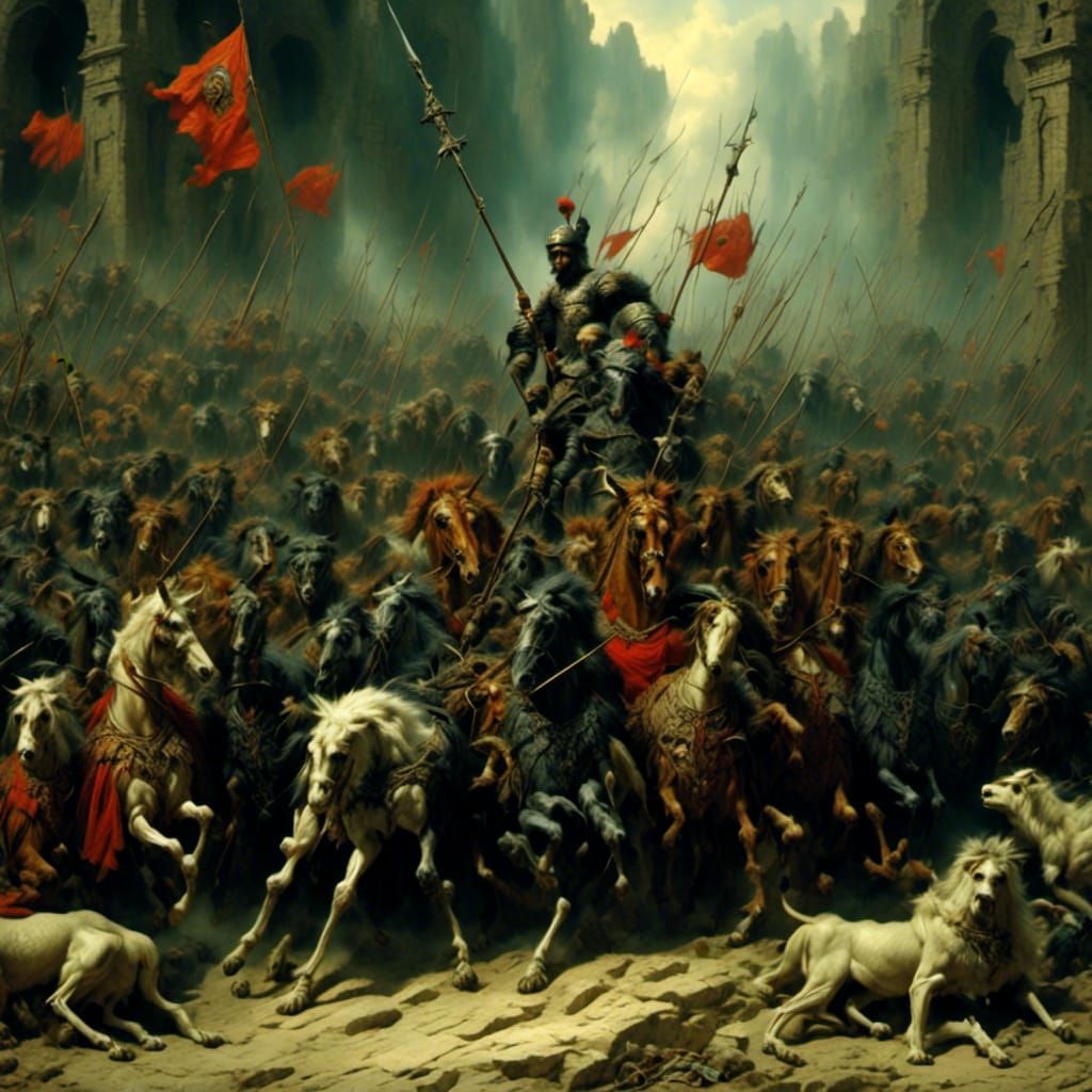 Romantic Horror Portrait in Hyperdetailed Style