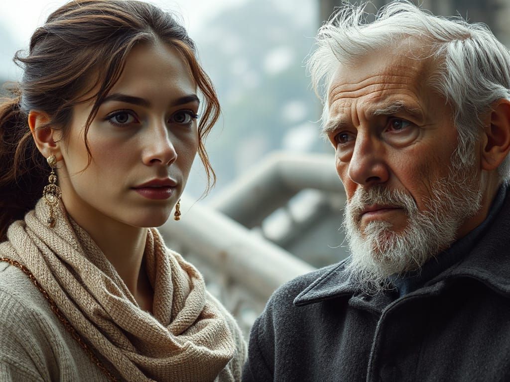 Generational Portrait in a Maximalist Style