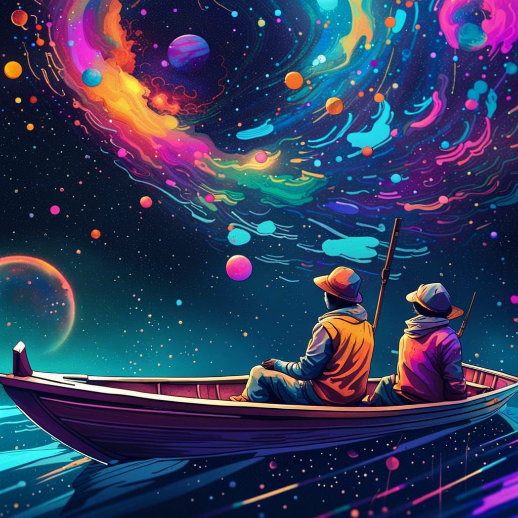 Floating in Galaxy