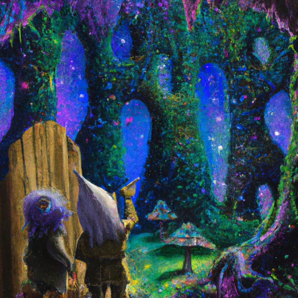 Dwarven Wizards Explore Alien Jungle: Seussian Horror