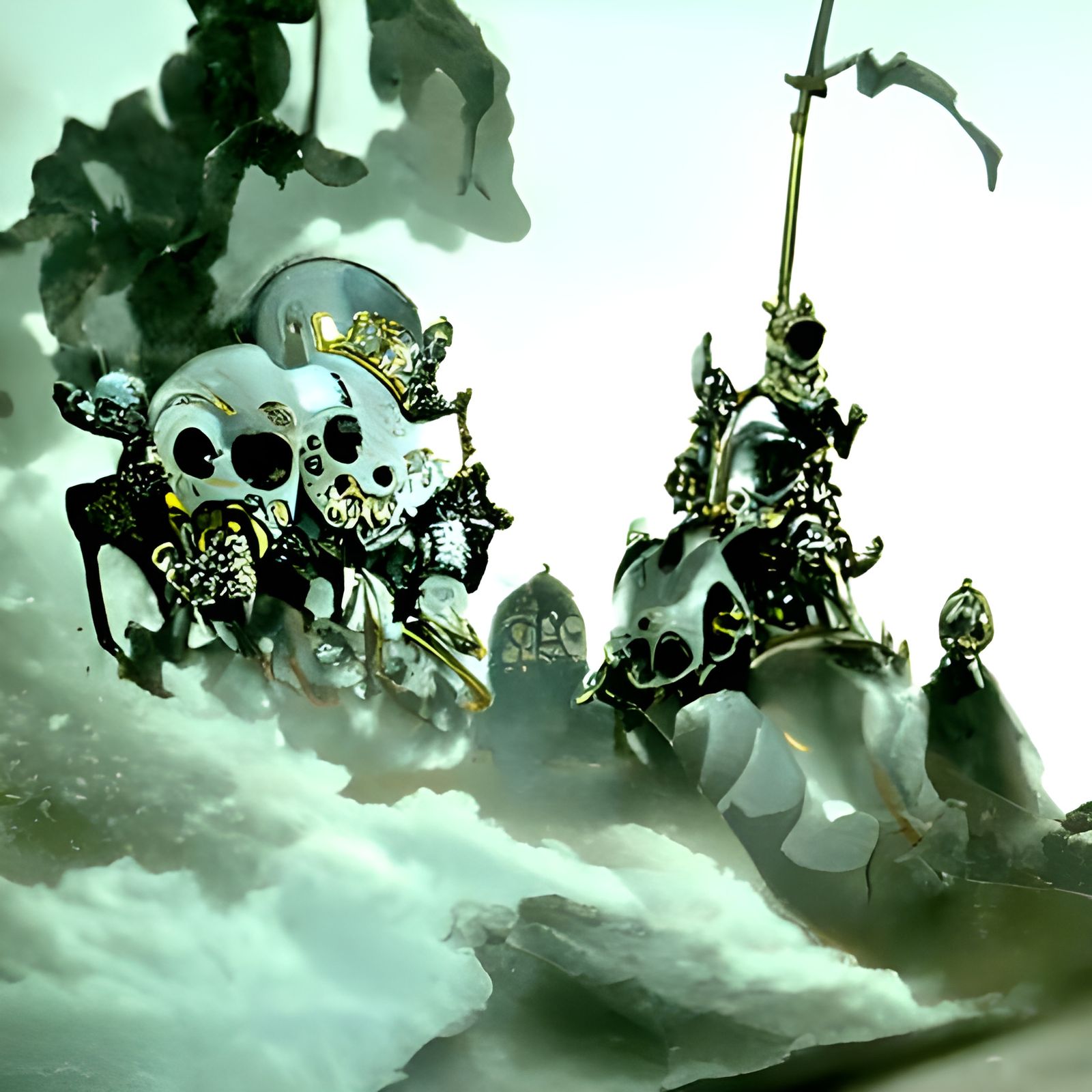 Ethereal Knights Ride to the Kingdom of Skulls