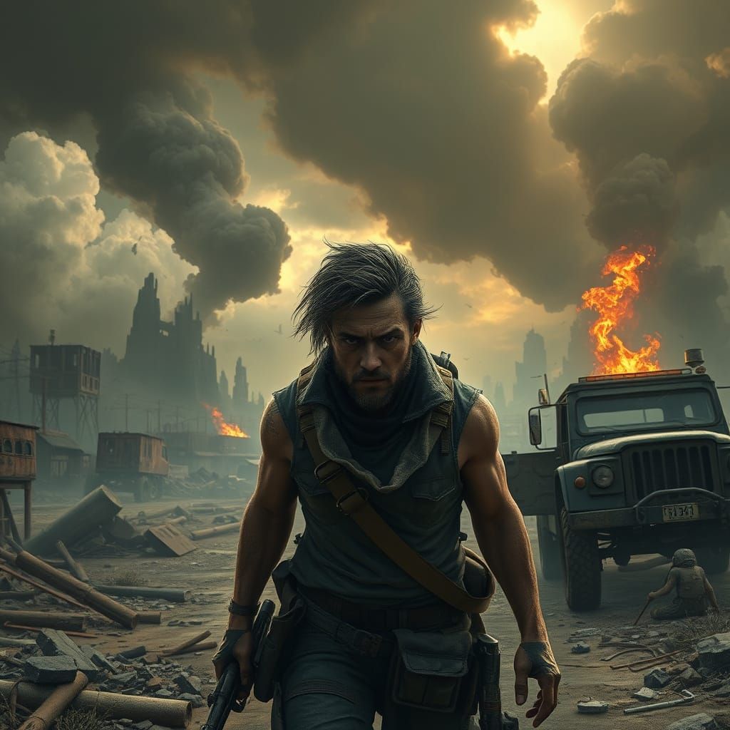 Post-Apocalyptic Survivor Rebuilds a Desolate World