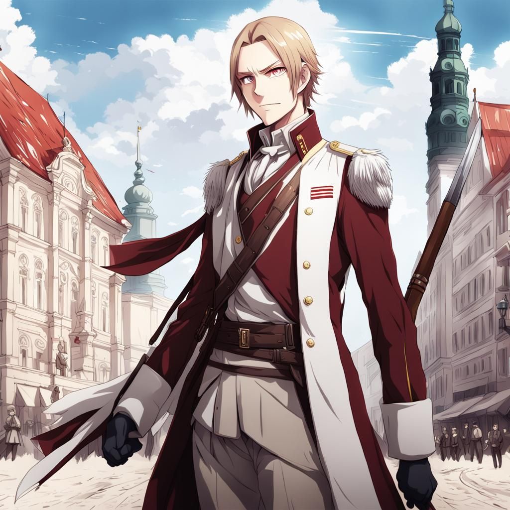 Latvia Personified: Anime Style Key Visual