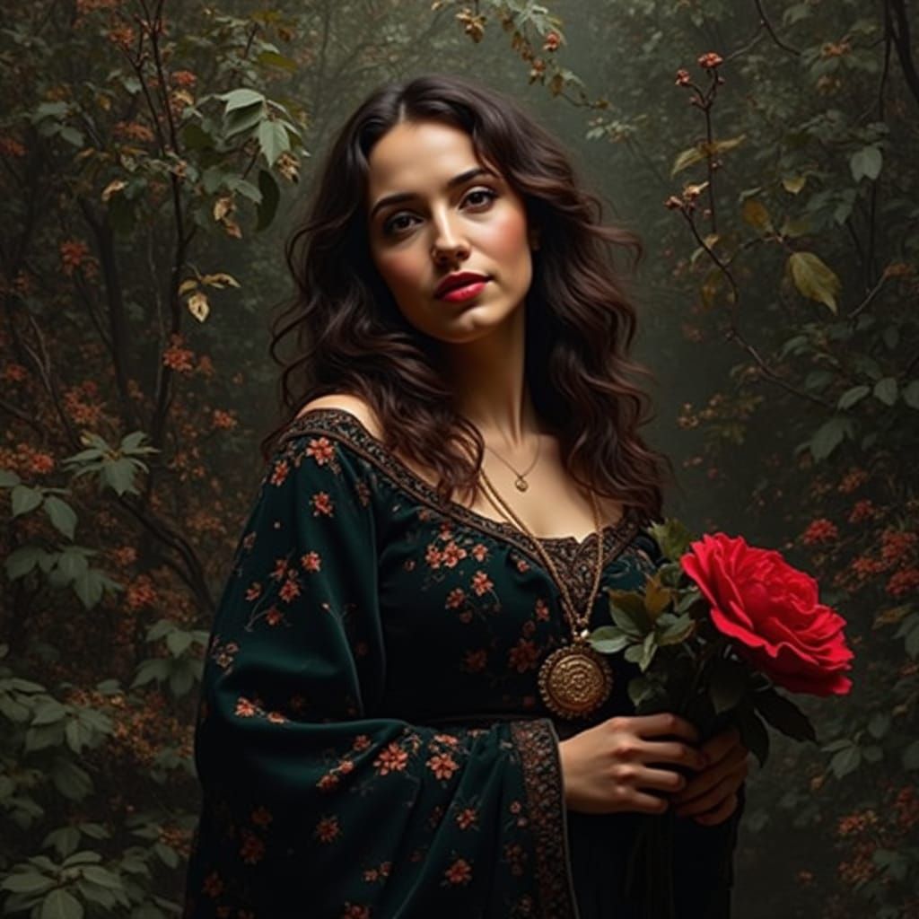 Mathematical Curves and Spirals in Abstract Art