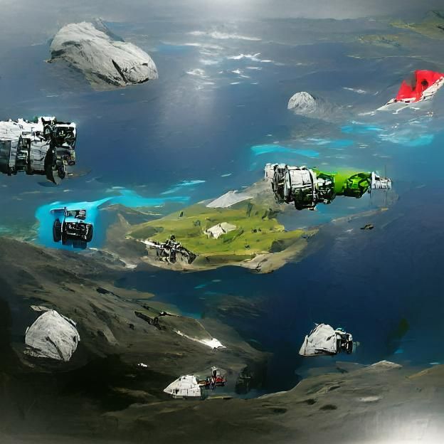 Futuristic Space Engineer Concept Art