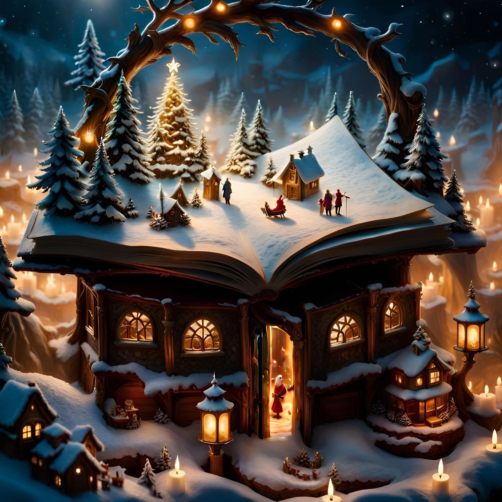 Christmas Wonderland Fantasy Adventure in Miniature World