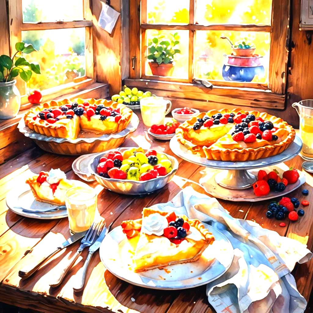 AI Generated Image of Pie