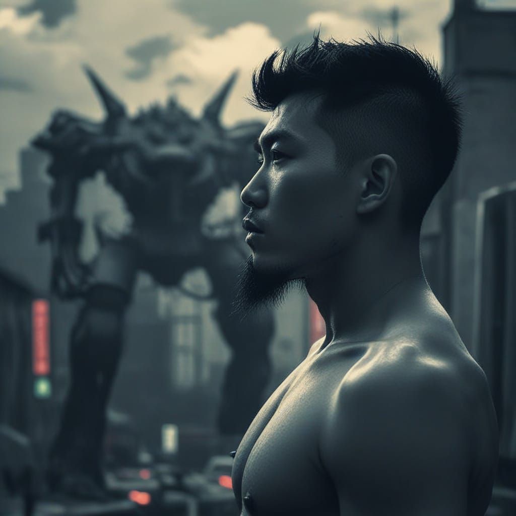 Gothic Melancholy in Dystopian Urban Landscape