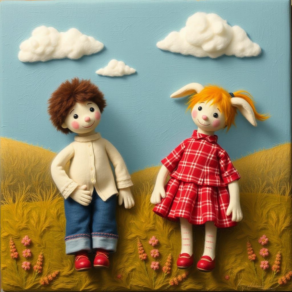 Adorable Collection of Felted Animal Friends