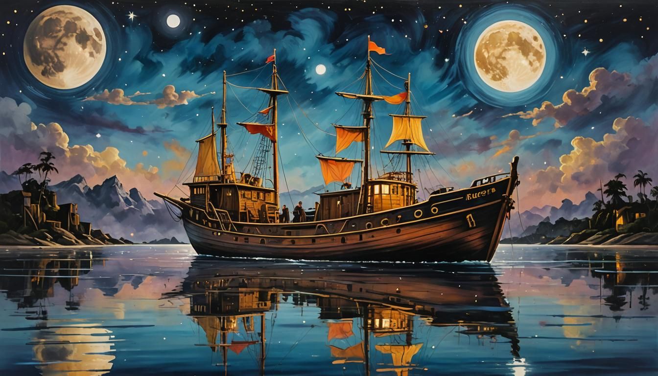 Youthful Reflection on the Ocean: Graffiti Art