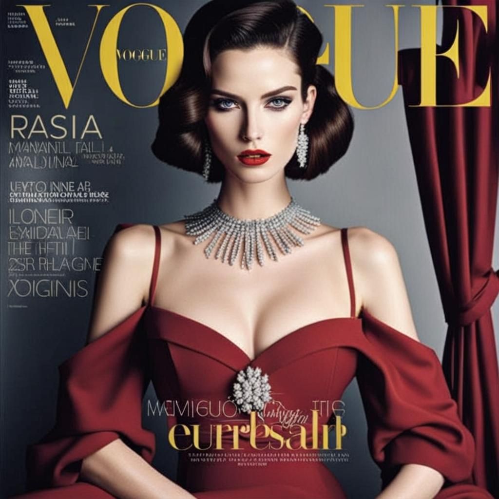 VOGUE magazine cover.