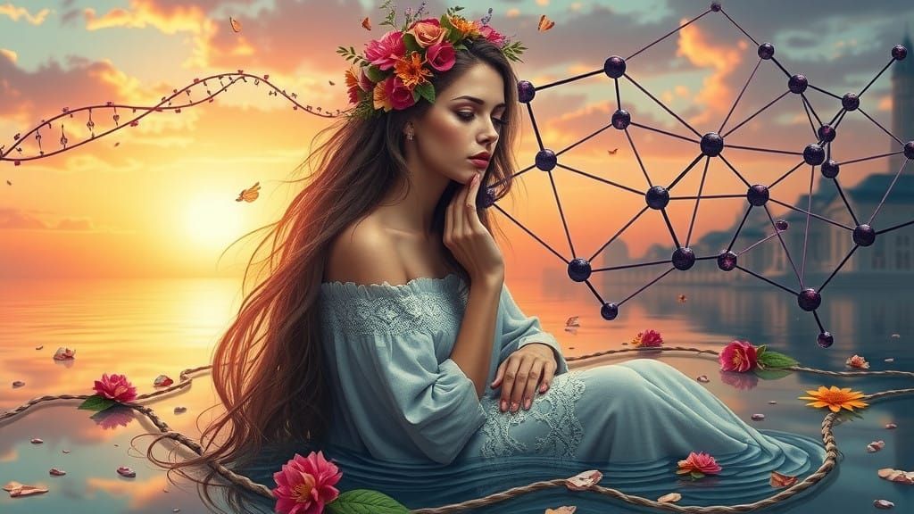 Digital Art of Empowered Growth and Self-Discovery