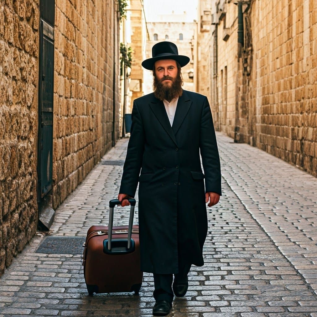 Lithuanian Jewish Man in Jerusalem