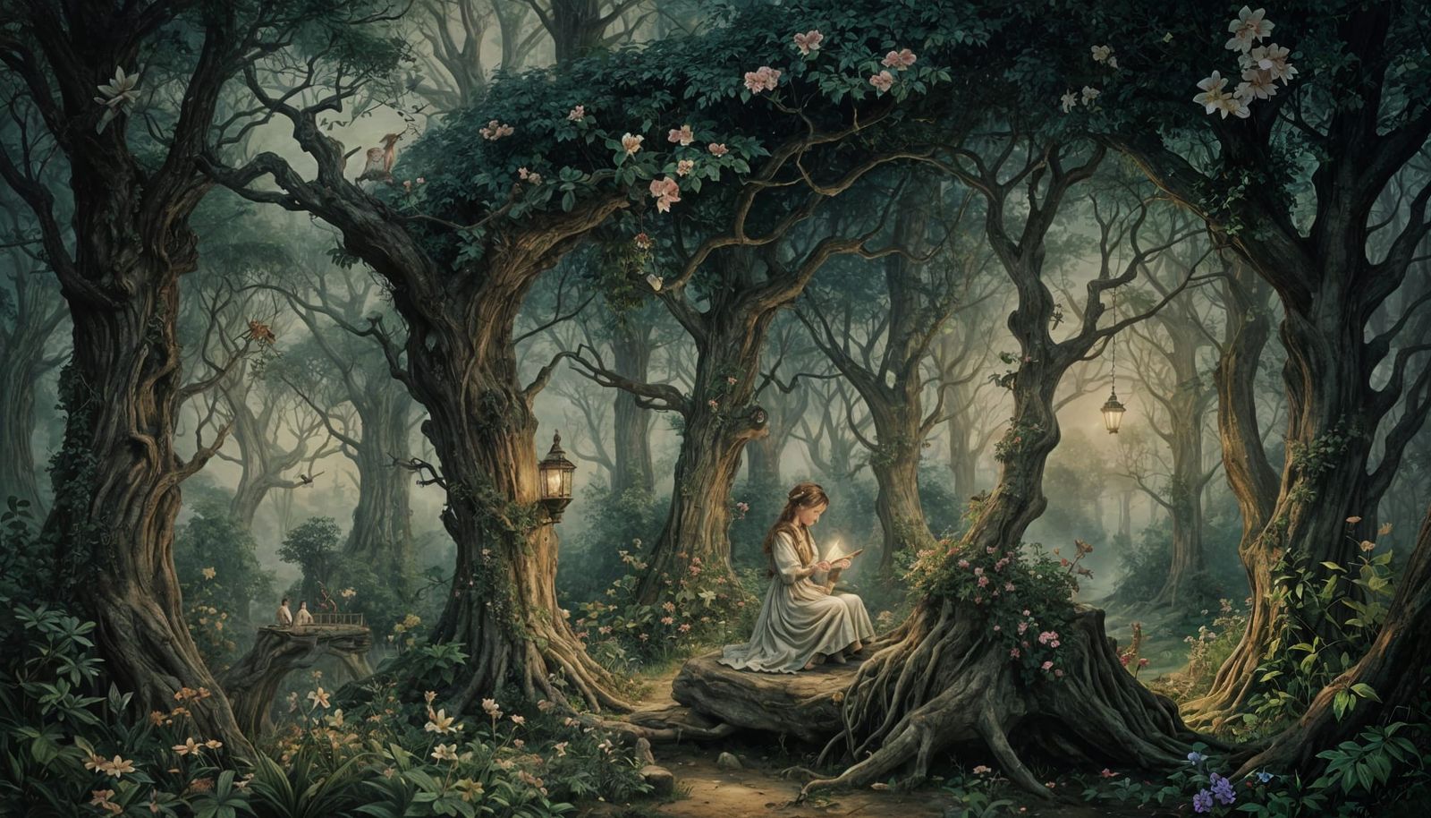 Enchanted Forest: Storybook Illustration