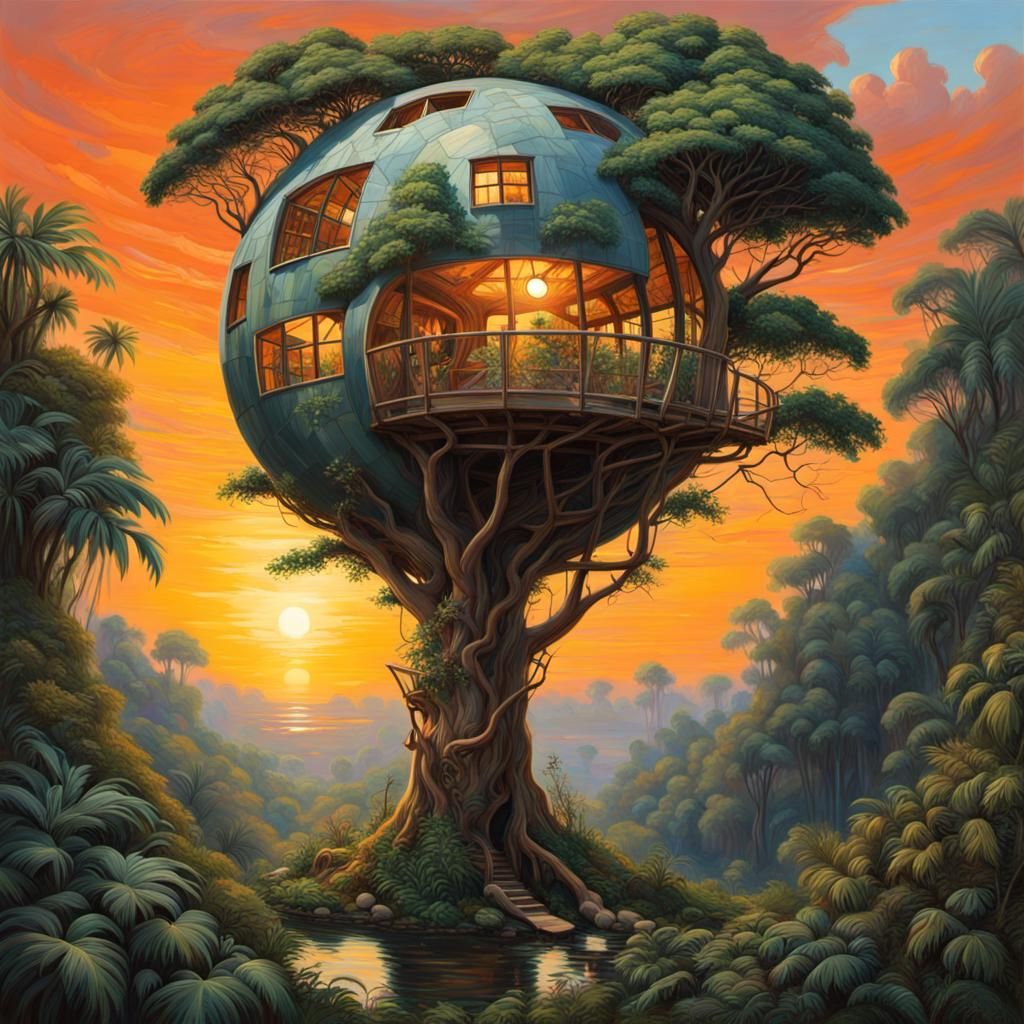 Jungle treehouse