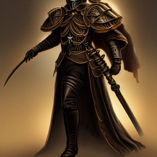 Victorian Grim Knight in Death Armor Concept Art