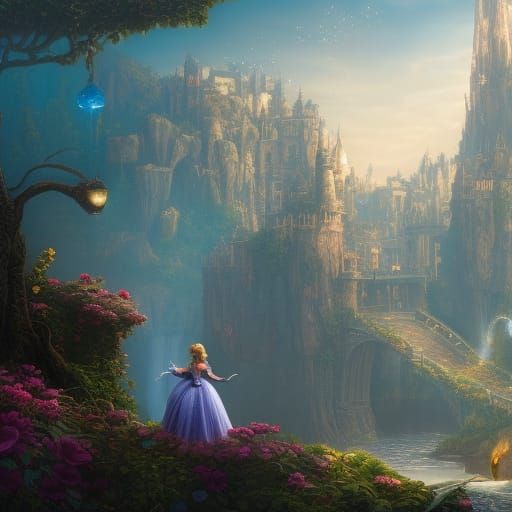 Fantastical Castle Concept Art in Deep Color