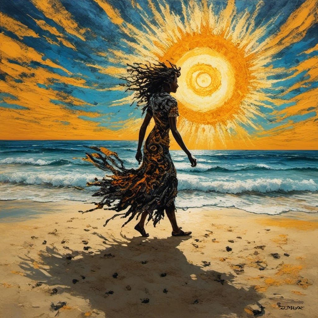 <lora:Dubuffet Dolls:1.0> <lora:Native woman:1.0> A woman wa...