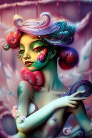 Whimsical Women Made of Ribbons and Lace
