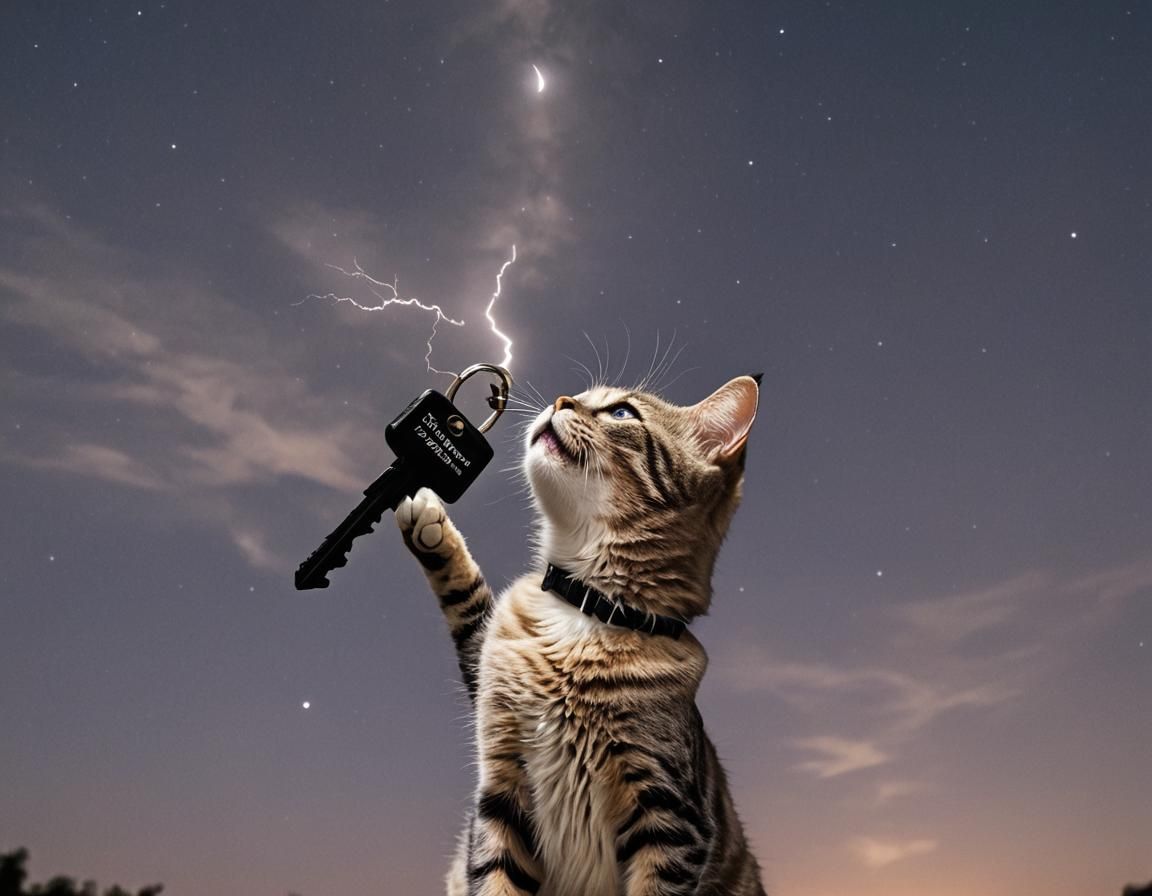 Lightning Strikes Master Key on Cat Tail