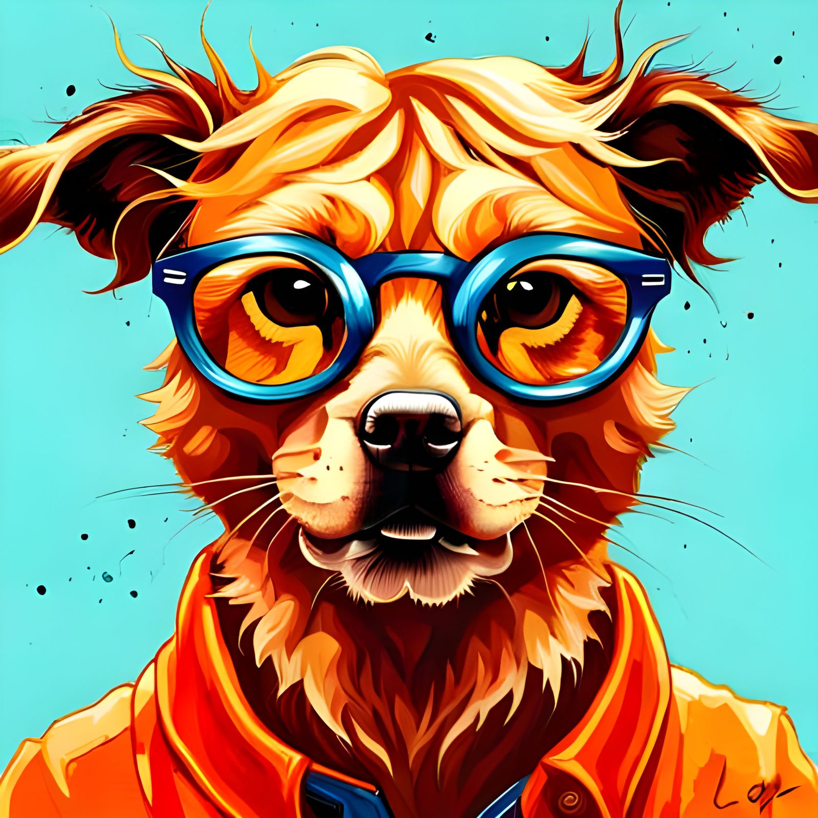 Anthro Cookie Portrait in Hyperrealistic Digital Art