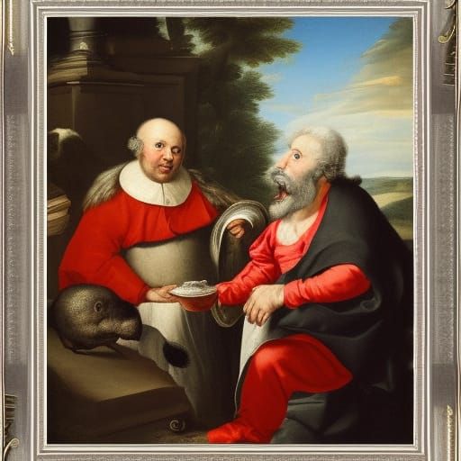 Baroque Still Life with Cheese and Ticket