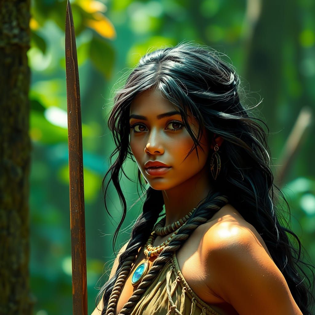 Disney's Pocahontas as a live action character
