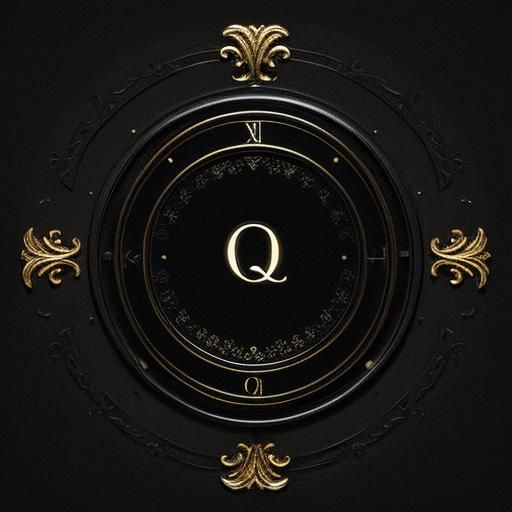 Hyperrealistic Letter Q in High Definition