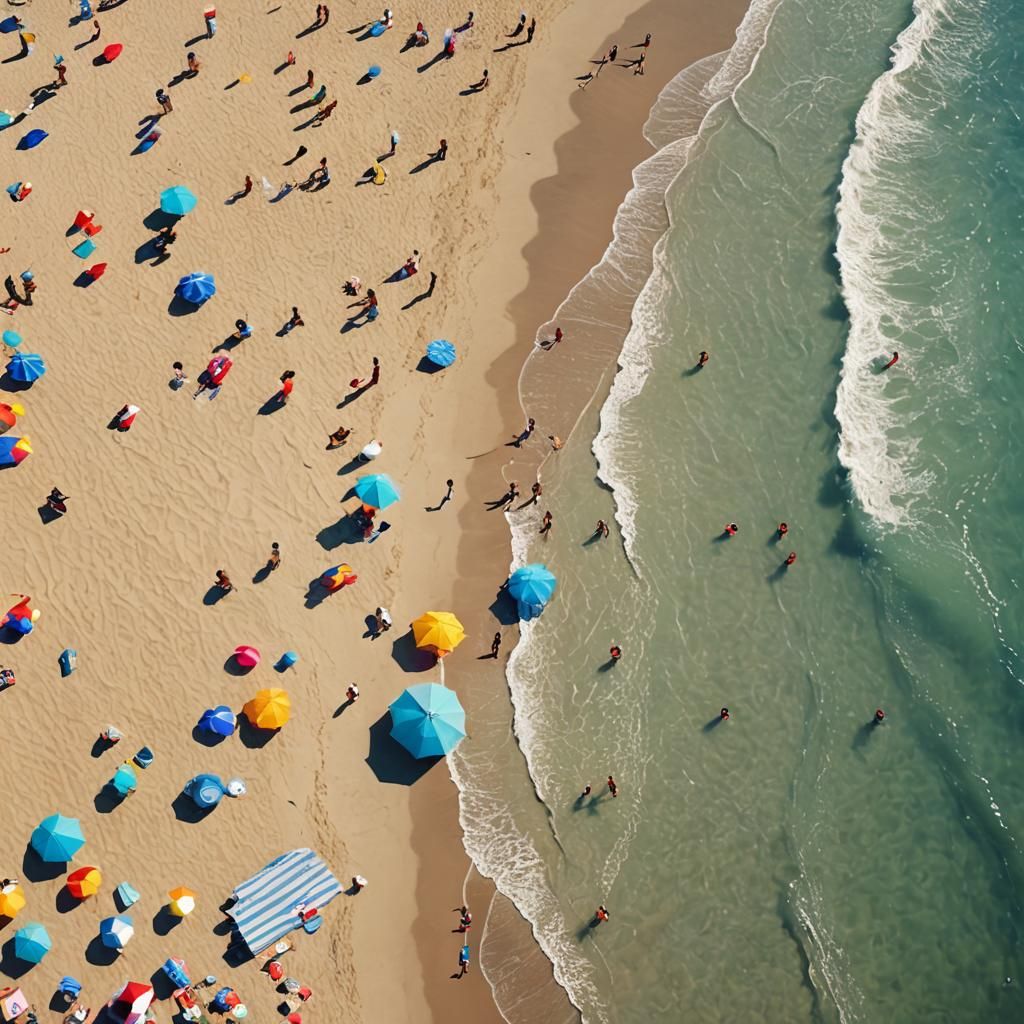 Breathtaking Beachside Scene in Hyper-Realistic Cinematic St...