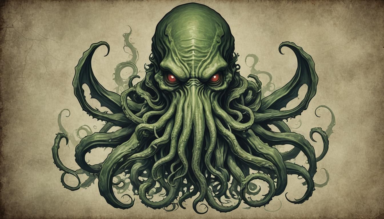 AI Generated Image of Cthulhu