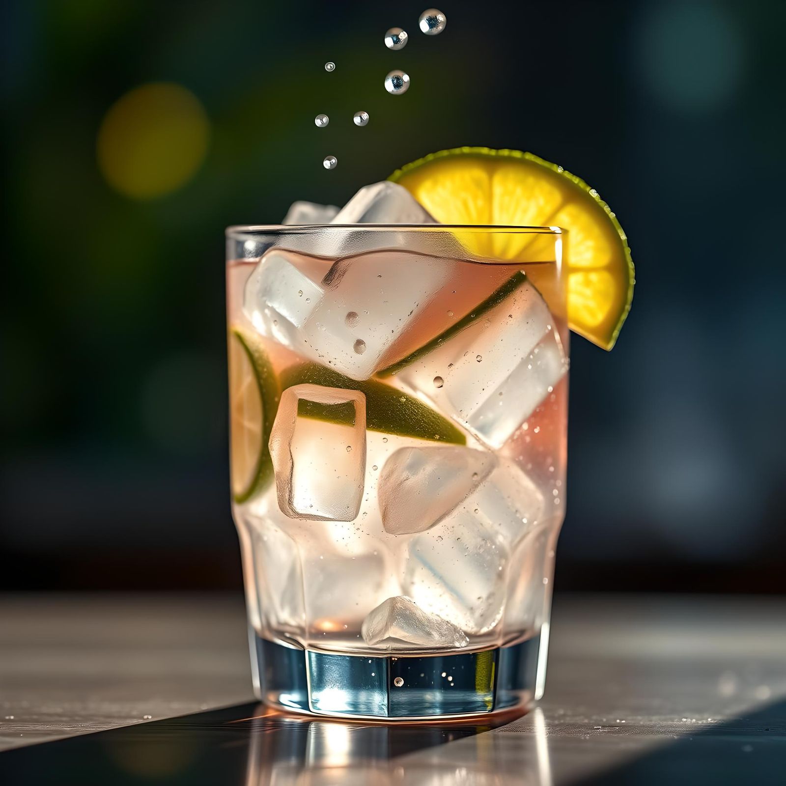 Cocktail Glass Close-Up: Vibrant Macro Food Photography