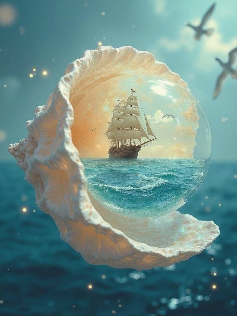 The sound of the sea in a seashell