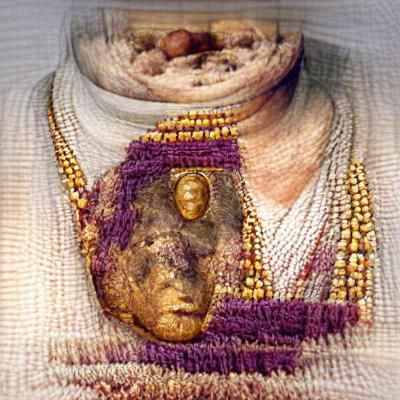 Queen Elizabeth as Roman Bust, circa 200 AD
