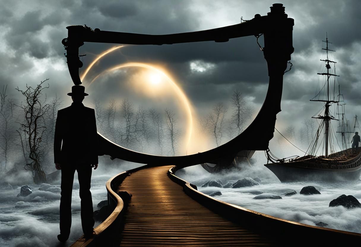 Ethereal Anti-Natalism Dream in Stopmotion Style