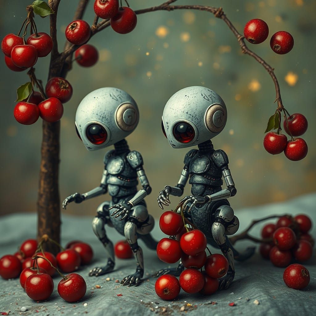 Christmas Card Inspired by Surrealistic Masterpieces