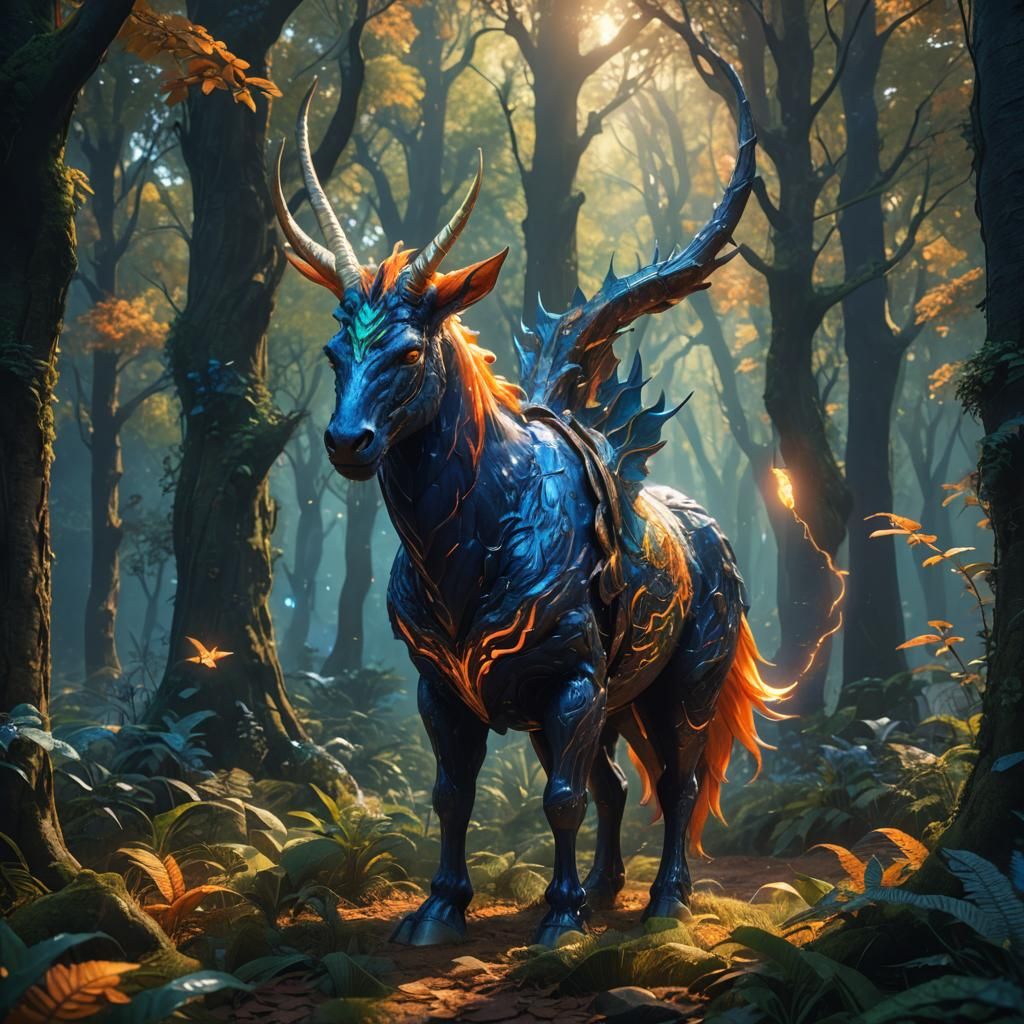 A duocorn mythical animal