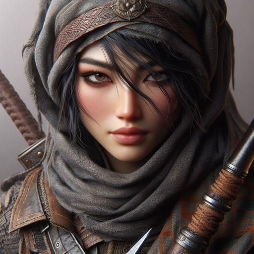 Agile Female Rogue Portrait