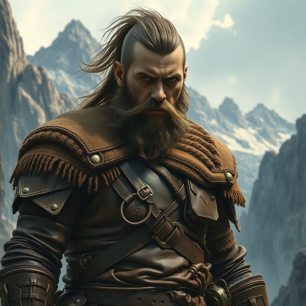 Weathered Warrior Stands Strong