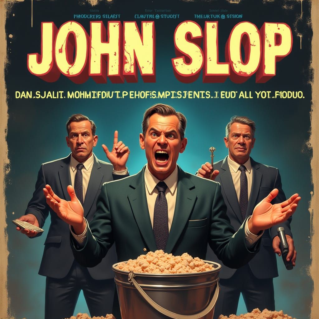 John Slop Movie Poster: A Dramatic Tale of Junk vs. Quality