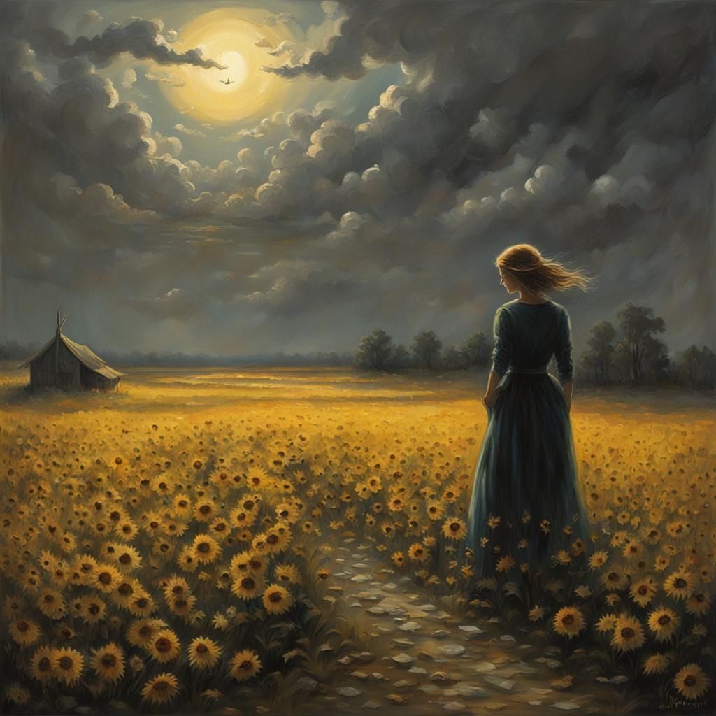 Sinister Portrait of Sadness