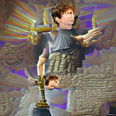 Todd Howard as a God-Like Figure