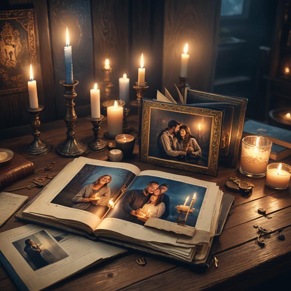 Fantasy Photo Album Concept Art in Unreal Engine