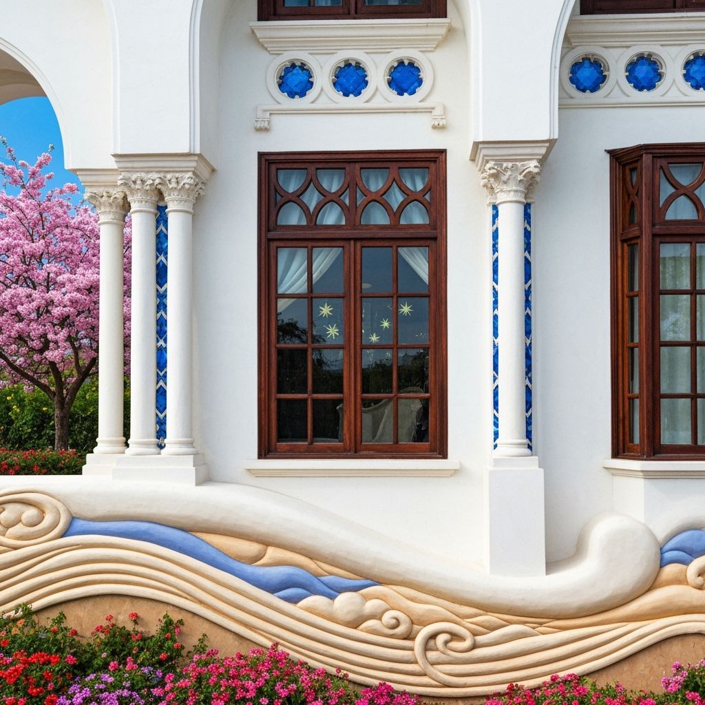 Magical Art Deco Villa with Starry Motifs