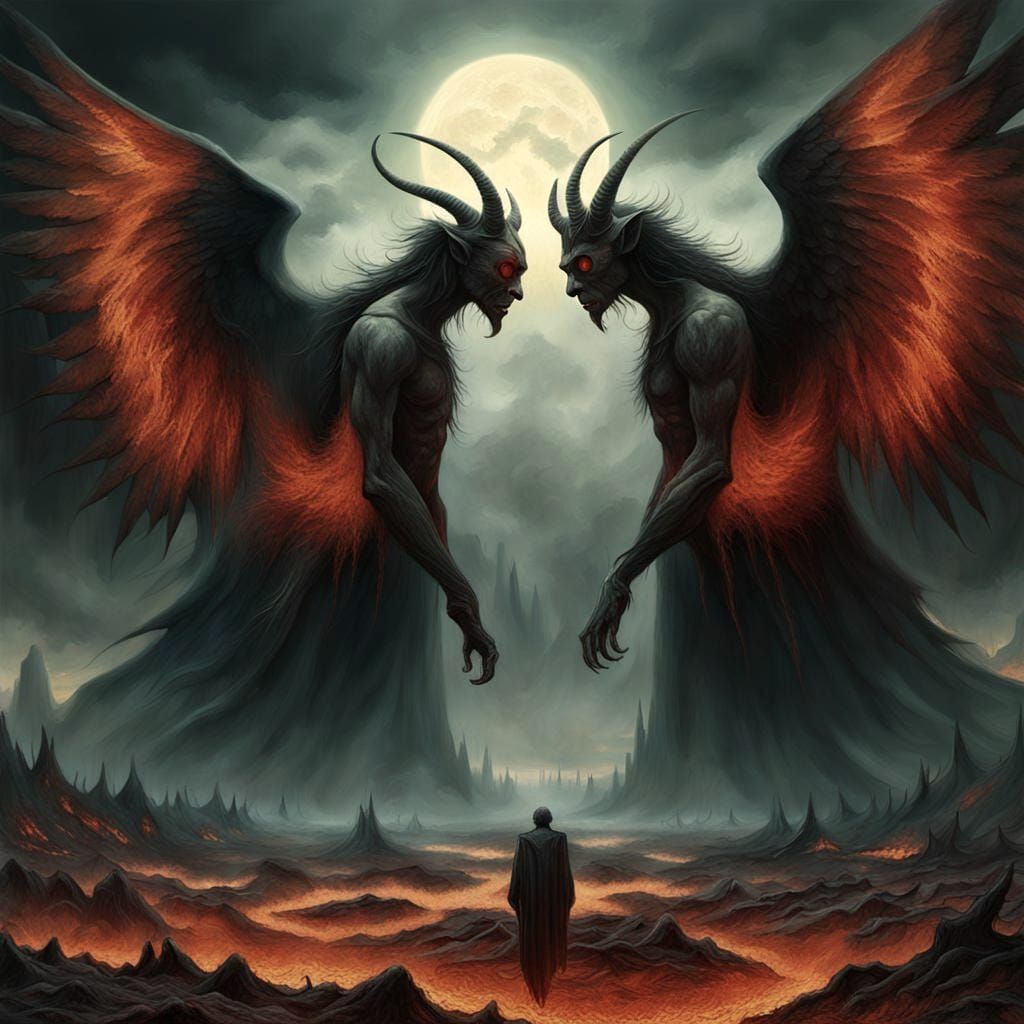 Angels and Demons Unite in Radiant Light