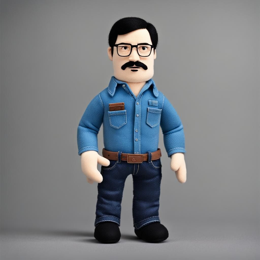 Ed Kemper as a Detailed Plush Toy