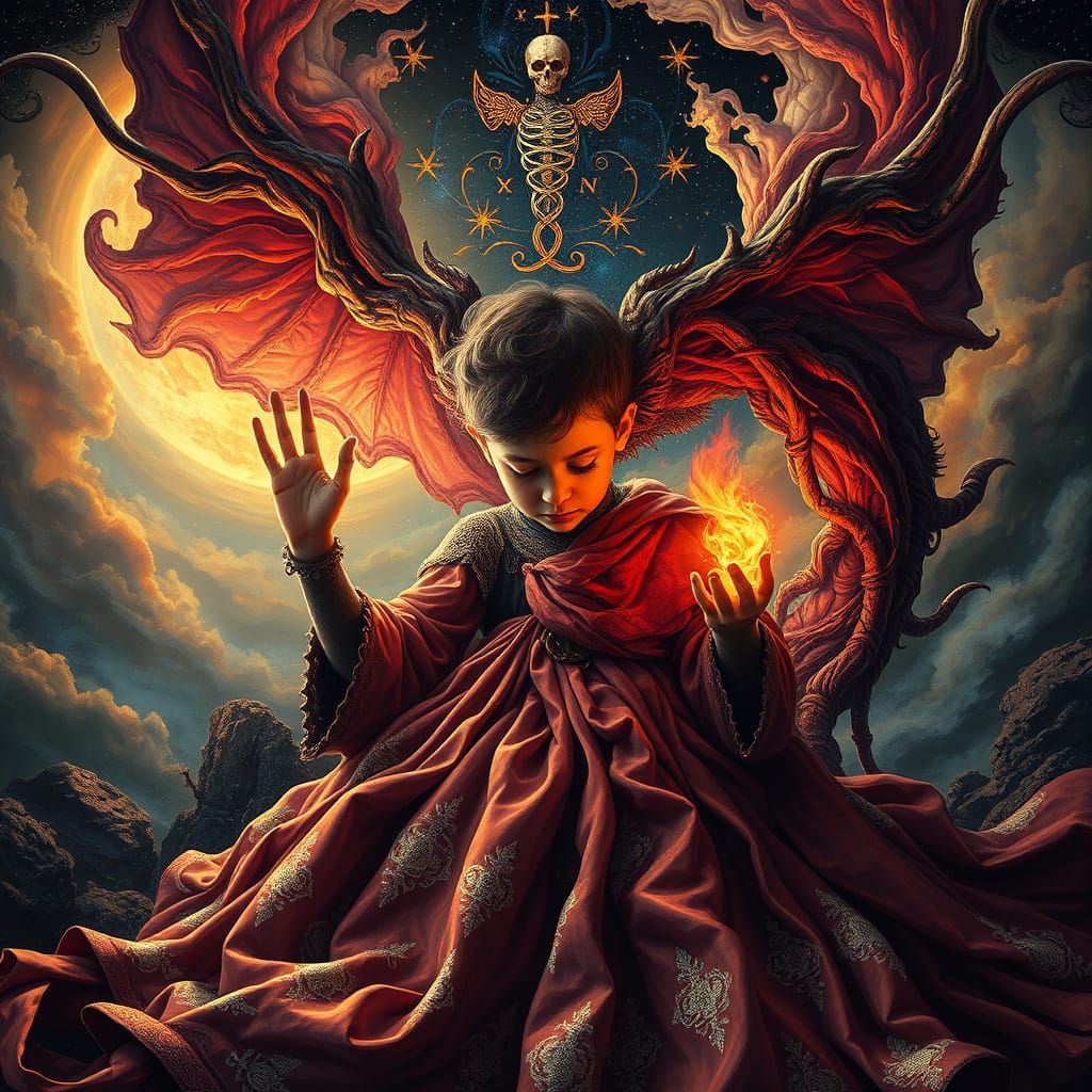 Gothic Spiritual Psychedelic Vision of Lost Dreams