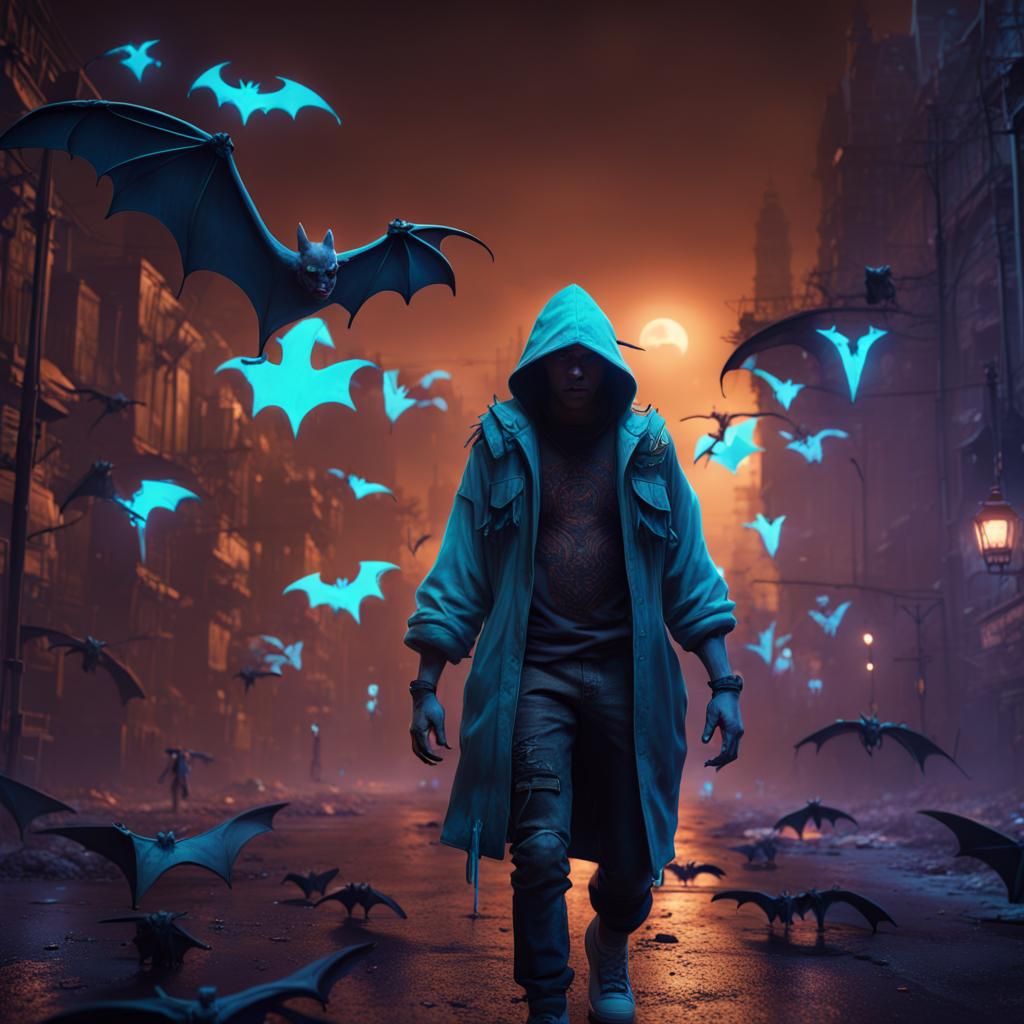 Glow in the Dark Street Gang: Fantasy Concept Art