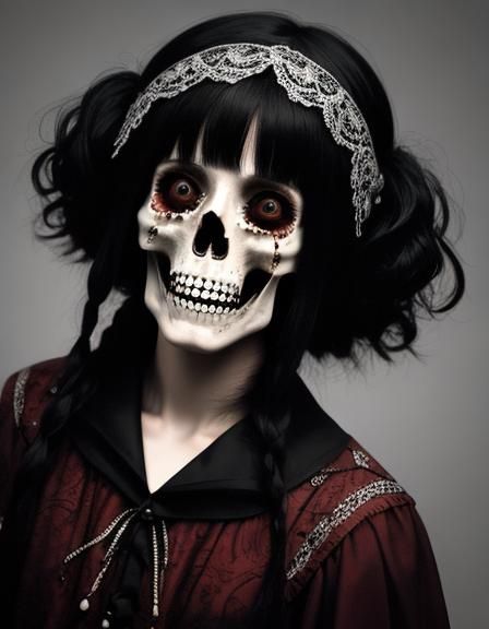 Dark Macabre Image Generated by AI