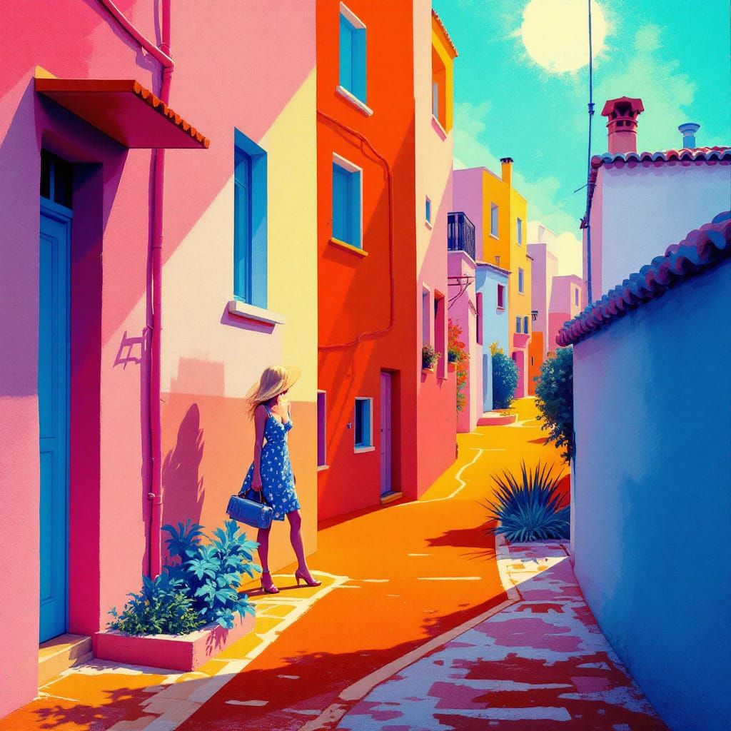 Mediterranean Glamour in Sun-Drenched Turquoise and Coral